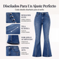 ⏰🔥 ¡OFERTA 50% OFF! 👖✨ Jeans Acampanados de Talle Alto para Mujer – Estilo Retro, Remaches Decorativos y Piernas Más Estilizadas