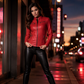 ⏰🔥 ¡OFERTA 50% OFF! 🧥✨ Cazadora Moto de Corte Ajustado para Mujer – Estilo Elegante, Cremalleras Modernas y Look Urbano Sofisticado