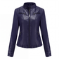 ⏰🔥 ¡OFERTA 50% OFF! 🧥✨ Cazadora Moto de Corte Ajustado para Mujer – Estilo Elegante, Cremalleras Modernas y Look Urbano Sofisticado