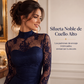 ⏰🔥 ¡OFERTA 50% OFF! 👗✨ Vestido Maxi de Encaje para Mujer – Elegancia de Lujo, Cuello Alto y Silueta Sofisticada para Eventos Especiales