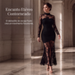 ⏰🔥 ¡OFERTA 50% OFF! 👗✨ Vestido Maxi de Encaje para Mujer – Elegancia de Lujo, Cuello Alto y Silueta Sofisticada para Eventos Especiales