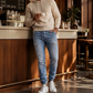 ⏰🔥 ¡OFERTA 50% OFF! 👖✨ Joggers de Vaquero con Cintura Elástica para Hombre – Corte Slim, Estilo Casual y Máximo Confort Diario