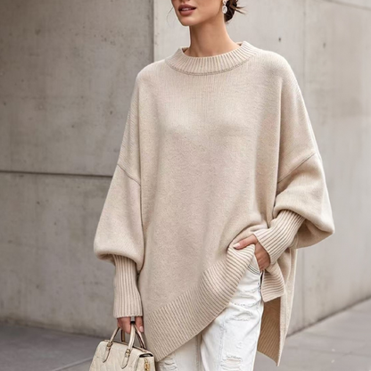 ⏰🔥 ¡OFERTA 50% OFF! 👚✨ Jersey de Cuello Redondo para Mujer Talla Grande – Ajuste Cómodo, Estilo Elegante y Calidez Diaria