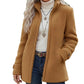⏰🔥 ¡OFERTA 50% OFF! 🧥✨ Chaqueta de Invierno para Mujer con Cremallera Completa – Forro Polar Sherpa, Cuello Alto y Máxima Calidez
