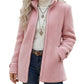 ⏰🔥 ¡OFERTA 50% OFF! 🧥✨ Chaqueta de Invierno para Mujer con Cremallera Completa – Forro Polar Sherpa, Cuello Alto y Máxima Calidez