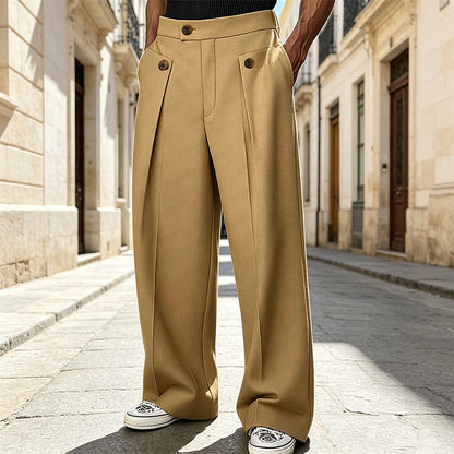 ⏰🔥 ¡OFERTA 50% OFF! 👖✨ Pantalones de Pierna Recta Resistentes a las Arrugas para Hombre – Corte Elegante, Cómodos y Perfectos para Todo el Día
