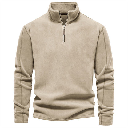 ⏰🔥 ¡OFERTA 50% OFF! 👕✨ Parte Superior de Manga Larga con Media Cremallera para Hombre – Diseño Elegante, Cuello Ajustable y Comodidad Todo el Día