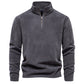 ⏰🔥 ¡OFERTA 50% OFF! 👕✨ Parte Superior de Manga Larga con Media Cremallera para Hombre – Diseño Elegante, Cuello Ajustable y Comodidad Todo el Día