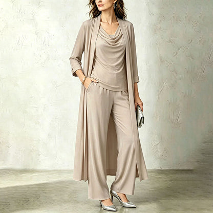 ⏰🔥 ¡OFERTA 50% OFF! 👗✨ Conjunto de 3 Piezas Elegante e Informal para Mujer – Estilo Sofisticado, Combinación Versátil y Comodidad Todo el Día