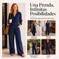⏰🔥 ¡OFERTA 50% OFF! 👖✨ Mono Cargo de Pierna Ancha para Mujer – Estilo Urbano, Corte Favorecedor y Máxima Comodidad Diaria