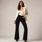 ⏰🔥 ¡OFERTA 50% OFF! 👖✨ Vaqueros Acampanados con Flecos para Mujer – Talle Alto, Estilo Retro y Silueta Elegante