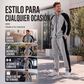 ⏰🔥 ¡OFERTA 50% OFF! 🧥✨ Conjunto Deportivo de Sudadera con Capucha y Pantalones para Hombre – Diseño de Bloques de Color, Cómodo y Estilo Casual