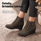 Botines de tacón de cuña para mujer