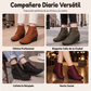 Botines de tacón de cuña para mujer