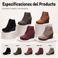 Botines de tacón de cuña para mujer