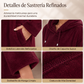 Vestido casual de felpa con capucha para mujer, para estar en casa