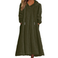 Vestido casual de felpa con capucha para mujer, para estar en casa