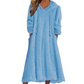 Vestido casual de felpa con capucha para mujer, para estar en casa