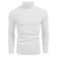 Jersey ajustado de punto de cuello alto para hombre, invierno
