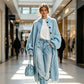 ⏰🔥 ¡OFERTA 50% OFF! 🧥❄️ Abrigo Largo de Punto Grueso para Mujer – Oversize, Cálido y Elegante para Otoño e Invierno
