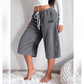 ⏰🔥 ¡OFERTA 50% OFF! 👖☀️ Pantalones Capri Acanalados de Pierna Ancha para Mujer – Frescos, Cómodos y Estilosos para el Verano
