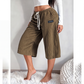 ⏰🔥 ¡OFERTA 50% OFF! 👖☀️ Pantalones Capri Acanalados de Pierna Ancha para Mujer – Frescos, Cómodos y Estilosos para el Verano