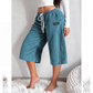 ⏰🔥 ¡OFERTA 50% OFF! 👖☀️ Pantalones Capri Acanalados de Pierna Ancha para Mujer – Frescos, Cómodos y Estilosos para el Verano