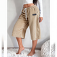 ⏰🔥 ¡OFERTA 50% OFF! 👖☀️ Pantalones Capri Acanalados de Pierna Ancha para Mujer – Frescos, Cómodos y Estilosos para el Verano