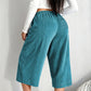 ⏰🔥 ¡OFERTA 50% OFF! 👖☀️ Pantalones Capri Acanalados de Pierna Ancha para Mujer – Frescos, Cómodos y Estilosos para el Verano