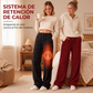 ⏰🔥 ¡OFERTA 50% OFF! 👖❄️ Pantalones Rectos con Forro Polar para Mujer – Cálidos, Estilizantes y Cómodos para el Invierno