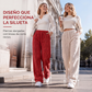 ⏰🔥 ¡OFERTA 50% OFF! 👖❄️ Pantalones Rectos con Forro Polar para Mujer – Cálidos, Estilizantes y Cómodos para el Invierno