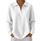 ⏰🔥 ¡OFERTA 50% OFF! 👚✨ Top de Punto Gofre con Cuello en V para Mujer – Oversize, Transpirable, Suave y Cómodo para Todo el Día