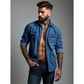 ⏰🔥 ¡OFERTA 50% OFF! 👔✨ Camisa de Mezclilla para Hombre – Corte Entallado, Denim Transpirable, Resistente y Versátil para Todo el Día