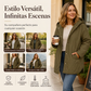 ⏰🔥 ¡OFERTA 50% OFF! 🧥❄️ Abrigo Acolchado con Capucha para Mujer – Diseño de Diamantes, Cálido, Cómodo y Elegante para el Invierno