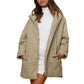⏰🔥 ¡OFERTA 50% OFF! 🧥❄️ Abrigo Acolchado con Capucha para Mujer – Diseño de Diamantes, Cálido, Cómodo y Elegante para el Invierno