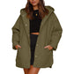 ⏰🔥 ¡OFERTA 50% OFF! 🧥❄️ Abrigo Acolchado con Capucha para Mujer – Diseño de Diamantes, Cálido, Cómodo y Elegante para el Invierno