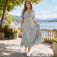 ⏰🔥 ¡OFERTA 50% OFF! 👗✨ Vestido Maxi con Cremallera para Mujer – Talla Grande, Cómodo, Elegante y Versátil para el Día a Día