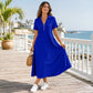 ⏰🔥 ¡OFERTA 50% OFF! 👗✨ Vestido Maxi con Cremallera para Mujer – Talla Grande, Cómodo, Elegante y Versátil para el Día a Día