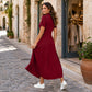 ⏰🔥 ¡OFERTA 50% OFF! 👗✨ Vestido Maxi con Cremallera para Mujer – Talla Grande, Cómodo, Elegante y Versátil para el Día a Día