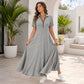 ⏰🔥 ¡OFERTA 50% OFF! 👗✨ Vestido Maxi con Cremallera para Mujer – Talla Grande, Cómodo, Elegante y Versátil para el Día a Día