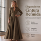 ⏰🔥 ¡OFERTA 50% OFF! 👗✨ Vestido Largo con Solapa y Botones para Mujer – Elegante, Favorecedor y Versátil del Trabajo al Fin de Semana