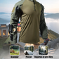 ⏰🔥 ¡OFERTA 50% OFF! 👕🏕️ Camiseta Táctica de Entrenamiento para Hombre – Transpirable, Resistente y con Múltiples Bolsillos para Exteriores