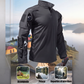 ⏰🔥 ¡OFERTA 50% OFF! 👕🏕️ Camiseta Táctica de Entrenamiento para Hombre – Transpirable, Resistente y con Múltiples Bolsillos para Exteriores