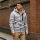 ⏰🔥 ¡OFERTA 50% OFF! 🧥❄️ Chaqueta con Capucha para Hombre – Forro de Peluche Grueso, Cálida, Resistente y Cómoda para el Invierno