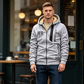⏰🔥 ¡OFERTA 50% OFF! 🧥❄️ Chaqueta con Capucha para Hombre – Forro de Peluche Grueso, Cálida, Resistente y Cómoda para el Invierno
