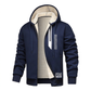 ⏰🔥 ¡OFERTA 50% OFF! 🧥❄️ Chaqueta con Capucha para Hombre – Forro de Peluche Grueso, Cálida, Resistente y Cómoda para el Invierno