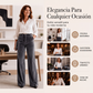 ⏰🔥 ¡OFERTA 50% OFF! 👖✨ Pantalones de Pana de Tiro Alto y Pierna Ancha para Mujer – Efecto Piernas Largas, Favorecedores y Cómodos