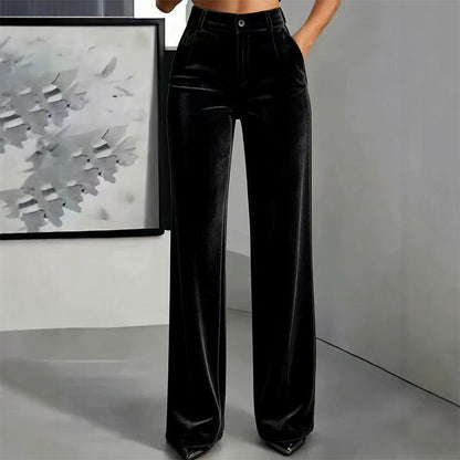 ⏰🔥 ¡OFERTA 50% OFF! 👖✨ Pantalones de Pana de Tiro Alto y Pierna Ancha para Mujer – Efecto Piernas Largas, Favorecedores y Cómodos