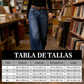 Jeans de pierna ancha de talle alto para mujer