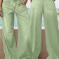 Jeans de pierna ancha de talle alto para mujer